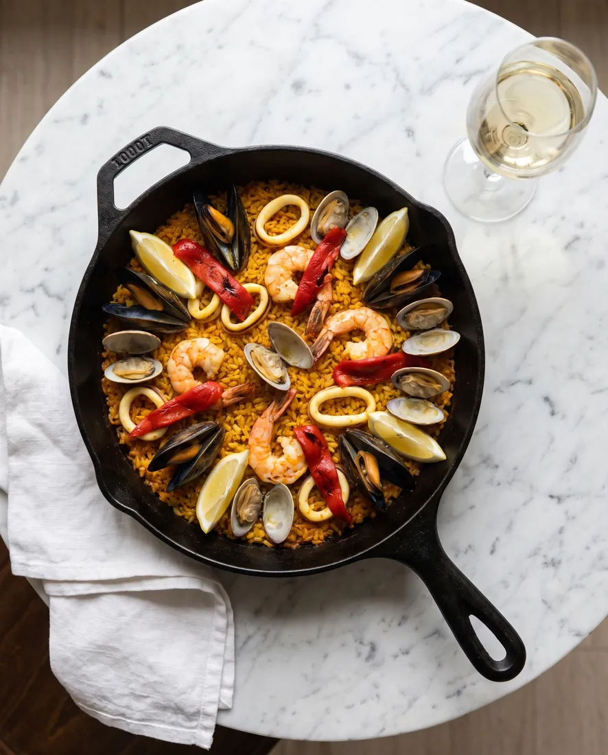 Paella de mariscos